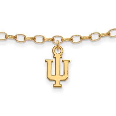 Indiana University Anklet Gold-plated Silver GP030IU, MPN: GP030IU, 886774933467