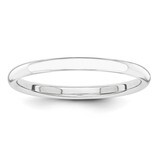 Polished 2mm Band 14k White Gold STK5, MPN: STK5, 886774489957