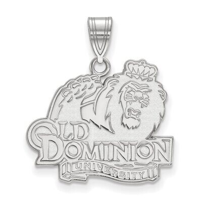 Old Dominion University Large Pendant 14k White Gold 4W004ODU, MPN: 4W004ODU, 886774830766