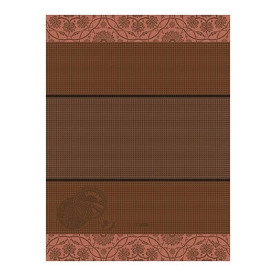 Le Jacquard Francais Hand Towel Tsar Brown 100% Cotton 27196 Set of 4, MPN: 27196, 3660269271961