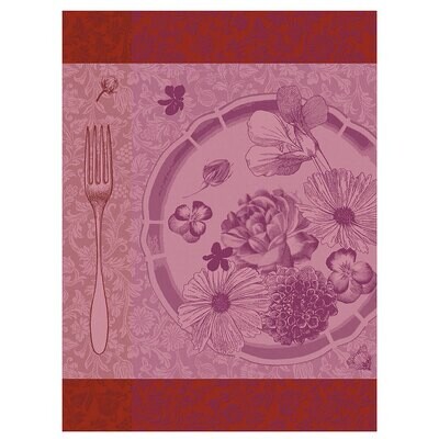 Le Jacquard Tea Towel Fleurs A Croquer Flower 60 x 80 100% Cotton 26560 Set of 4, MPN: 26560, 36602…