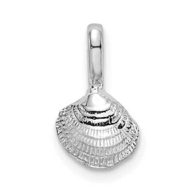 Mini Clam Shell Charm 14k White Gold K7940W, MPN: K7940W, 196904087299