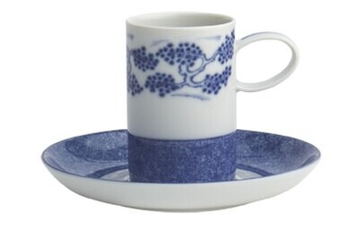 Mottahedeh Blue Shou Demi Cup &amp; Saucer S110, MPN: S110,