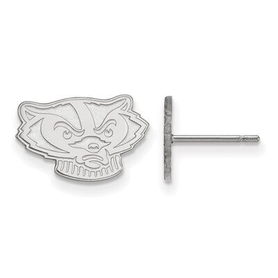 University of Wisconsin x-Small Post Earring Sterling Silver SS064UWI, MPN: SS064UWI, 886774718965