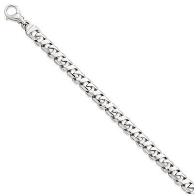 8.75mm Polished Fancy Link Bracelet 8.75 Inch 14k White Gold WLK404-8.75, MPN: WLK404-8.75, 8839573…