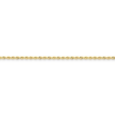 2.25mm Handmade Regular Rope Chain 20 Inch 14k Gold 016S-20, MPN: 016S-20, 886774394282