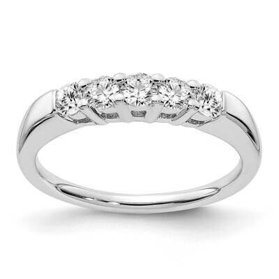 5-Stone Lab Grown Diamond Si1/Si2, G H I, Band 14k White Gold RM3173B-050-7WLG, MPN: RM3173B-050-WL…