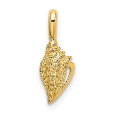 Mini Conch Shell Charm 14k Gold K7936, MPN: K7936, 637218047567