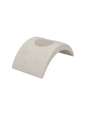 Bordallo Pinheiro Pinheiro Snow Flakes Candlestick Beige 65012644, MPN: 65012644, 5600876071743