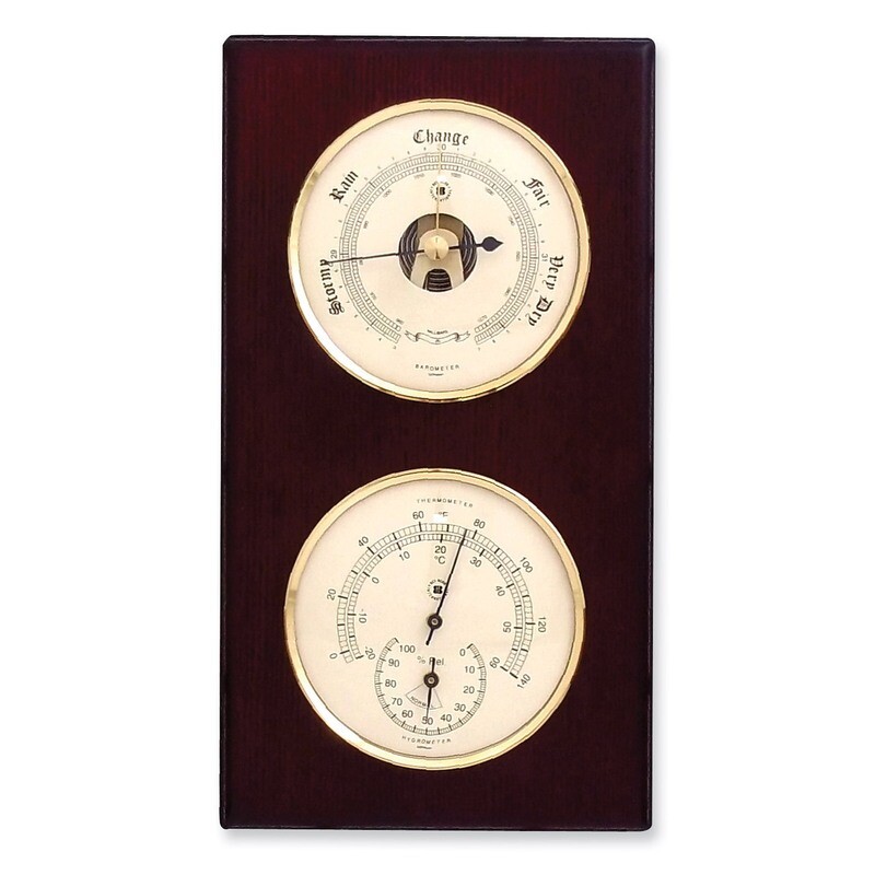 Brass Barometer, Thermometer and Hygrometer HomeBello