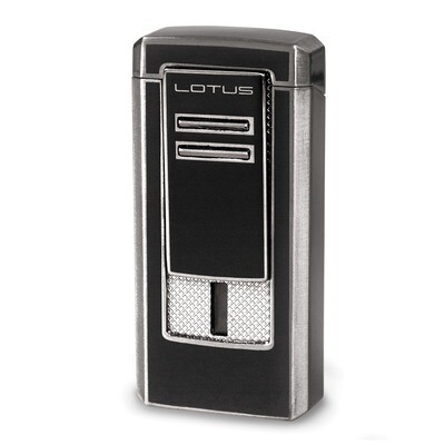 Commander Triple Pinpoint Flame Torch Lighter - Black &amp; Gun GM19850, MPN: GM19850, 894236015118