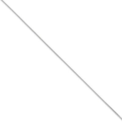 20 Inch 1mm Round Snake Chain Sterling Silver QSN030-20, MPN: QSN030-20, 883957084725