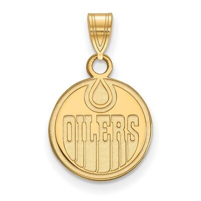 Edmonton Oilers Small Pendant Gold-plated Silver GP001OIL, MPN: GP001OIL, 886774740546