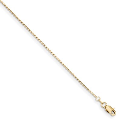 24 Inch 0.90mm Diamond -cut Cable Chain 10k Gold 10PE326-24, MPN: 10PE326-24, 191101599330