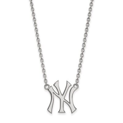 New York Yankees Large Pendant with Necklace Sterling Silver SS016YAN-18, MPN: SS016YAN-18, 8867746…