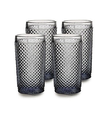 Vista Alegre Bicos Set Of 4 Highball Grey 49000008, MPN: 49000008, 5601266303963