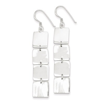Multiple Blocks Earrings Sterling Silver QE4107, MPN: QE4107, 883957928869