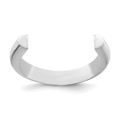 Die Struck Half Shank 14k White Gold WGSH123, MPN: WGSH123,
