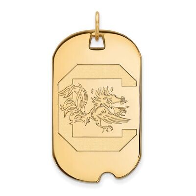 University of South Carolina Large Dog Tag 14k Yellow Gold 4Y028USO, MPN: 4Y028USO, 886774878850