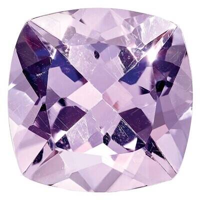 Rose De France 8mm Square Cushion AA Quality Gemstone PQ-0800-CUF-AA, MPN: PQ-0800-CUF-AA,