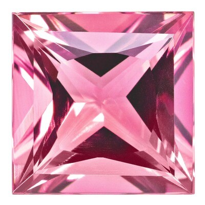 Pink Sapphire 3Mm Princess Aa Quality Gemstone SA-0300-SQP-PK-AA, MPN: SA-0300-SQP-PK-AA,