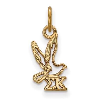 Sigma Kappa Extra Small Pendant Gold-plated Silver GP034SKP, MPN: GP034SKP, 886774936734