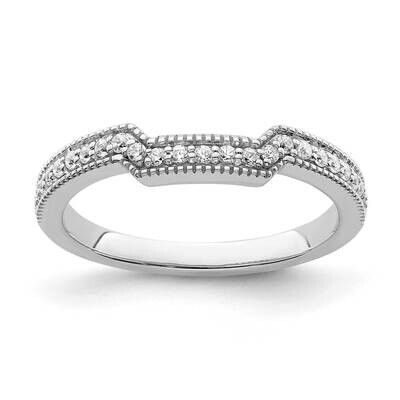 Si1/Si2, G H I, Wedding Band 14k White Gold Lab Grown Diamond RM7883B-018-WLG, MPN: RM7883B-018-WLG…
