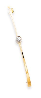 Bangle Bracelet Mounting 14k Two-Tone Gold XB194, MPN: XB194, 191101008818