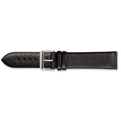 18mm Brown Italian Leather Gold-tone Buckle Watch Band BA19-18, MPN: BA19-18, 886774142913