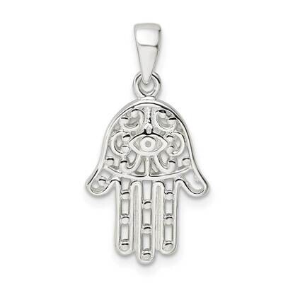 Chamseh Pendant Sterling Silver Polished QC11228, MPN: QC11228,