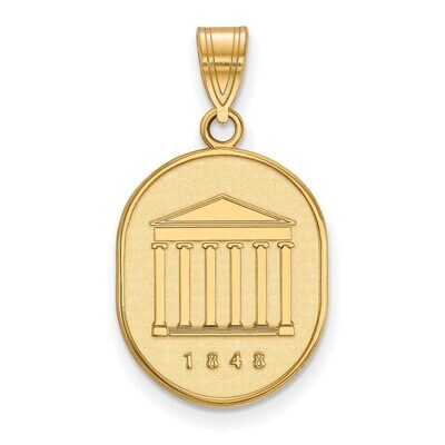 University of Missisippi Large Crest Pendant Gold-plated Silver GP071UMS, MPN: GP071UMS, 8867749539…