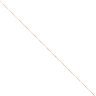 0.80mm Diamond-cut Cable Chain 18 Inch 14k Gold PEN202-18, MPN: PEN202-18, 886774538747