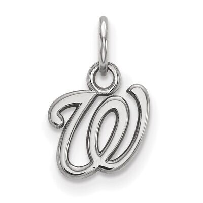 Washington Nationals Extra Small Pendant Sterling Silver SS009NAT, MPN: SS009NAT, 886774625737