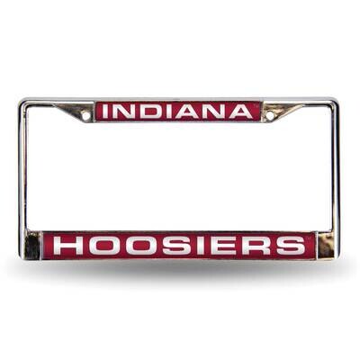Collegiate Indiana U Red Laser Chrome Car License Plate Frame GC6971, MPN: GC6971, 94746403850