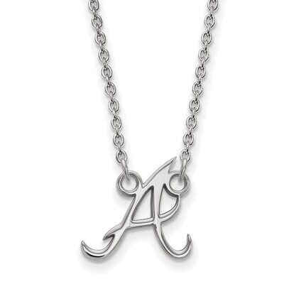 Atlanta Braves Small Pendant with Chain Necklace 14k White Gold 4W008BRA-18, MPN: 4W008BRA-18, 8867…