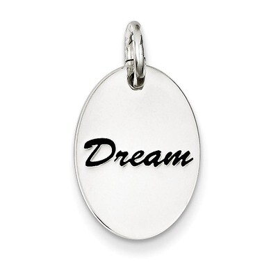 Enamel Dream Pendant Sterling Silver Polished QC7494, MPN: QC7494, 886774645582