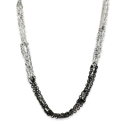 Sterling Silver Fancy 16 2 ext. Necklace QH4916-18