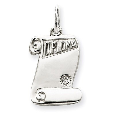 Diploma Charm Sterling Silver QC2432, MPN: QC2432, 883957975405