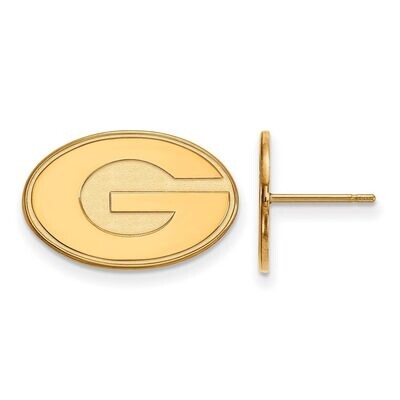University of Georgia Small Post Earring Gold-plated Silver GP009UGA, MPN: GP009UGA, 886774909875