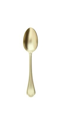 Sambonet Filet Toiras Diamond Pvd White Gold Moka Spoon 52956P37, MPN: 52956P37, 790955148598