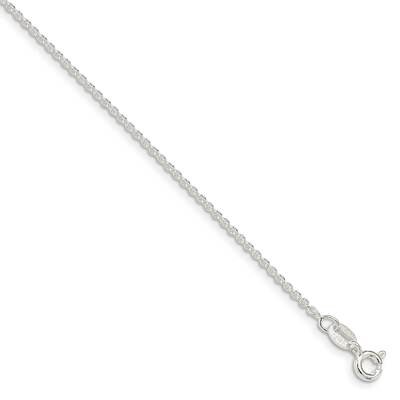 1.6mm Forzantina Cable Chain 22 Inch Sterling Silver QPE87-22, MPN: QPE87-22,