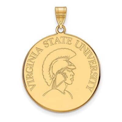 Virginia State University x-Large Disc Pendant 10k Yellow Gold 1Y002VAS, MPN: 1Y002VAS, 886774798851