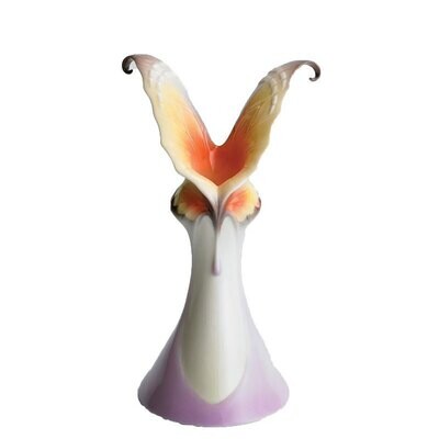 Franz Porcelain Papillon Butterfly Taper Candleholder FZ01146, MPN: FZ01146,