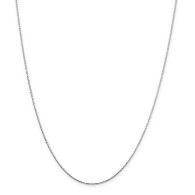 1.25mm Diamond-Cut Round Spiga Chain with 2 Inch Extender 18 Inch Sterling Silver QSR035E-18, MPN: …