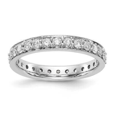Polished Vintage 1ct Diamond Eternity Band 14k White Gold ET0002-100-7W4, MPN: ET0002-100-7W4, 1911…
