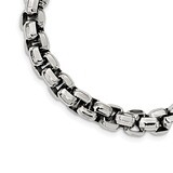 Fancy Box 8.75 inch Bracelet Stainless Steel Polished SRB2319-8.75 by Chisel, MPN: SRB2319-8.75, 19…