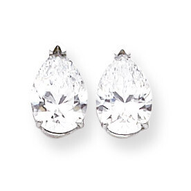 Cubic ZirconiDiamond Pear Stud Earrings 14k Gold XE83WCZ, MPN: XE83WCZ, 883957104942