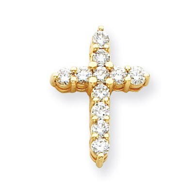 Diamond Cross Pendant 14k Gold XP1759AA, MPN: XP1759AA, 883957203508