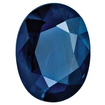Sapphire Blue 4X3Mm Oval Gemstone SA-0403-OVF-BL-A, MPN: SA-0403-OVF-BL-A,