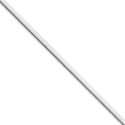 16 Inch 5mm Flat Oval Snake Chain Sterling Silver QFS6-16, MPN: QFS6-16, 886774409092